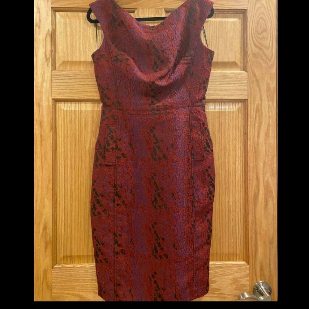 Alberto Makali Wine Dress - Picture 3 of 15